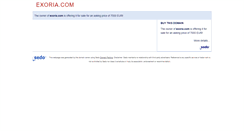 Desktop Screenshot of exoria.com